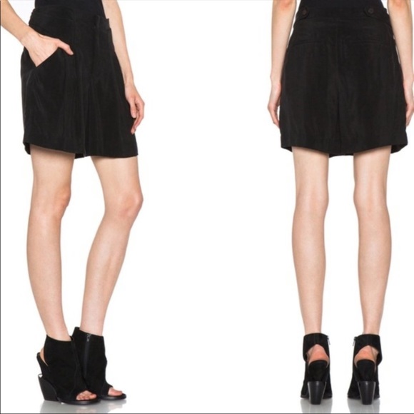 THEYSKENS THEORY Suede Wedge Ankle Boot Black - Picture 2 of 12